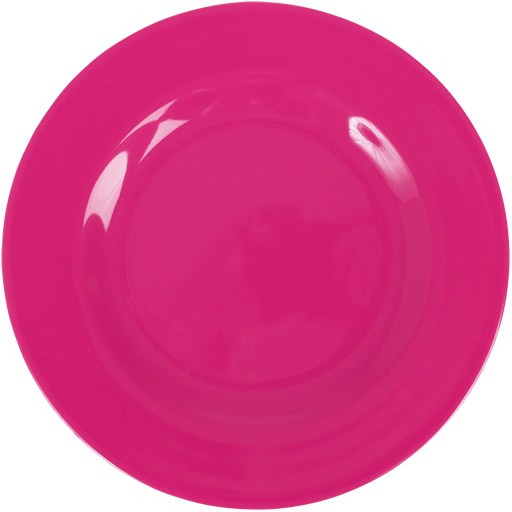 fuchsia melamine dinner plate by rice dk vibrant home
