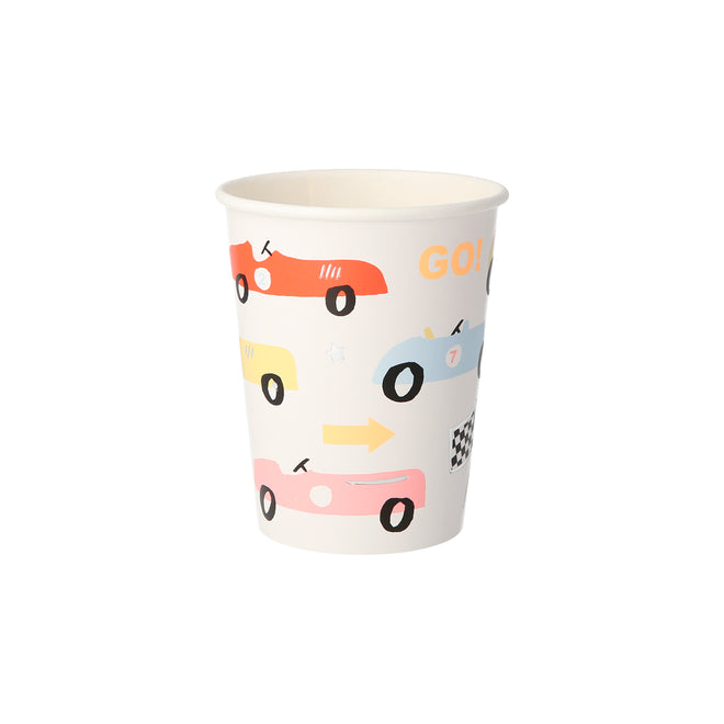 Race Car Theme Paper Party Cups By Meri Meri - Vibrant Home
