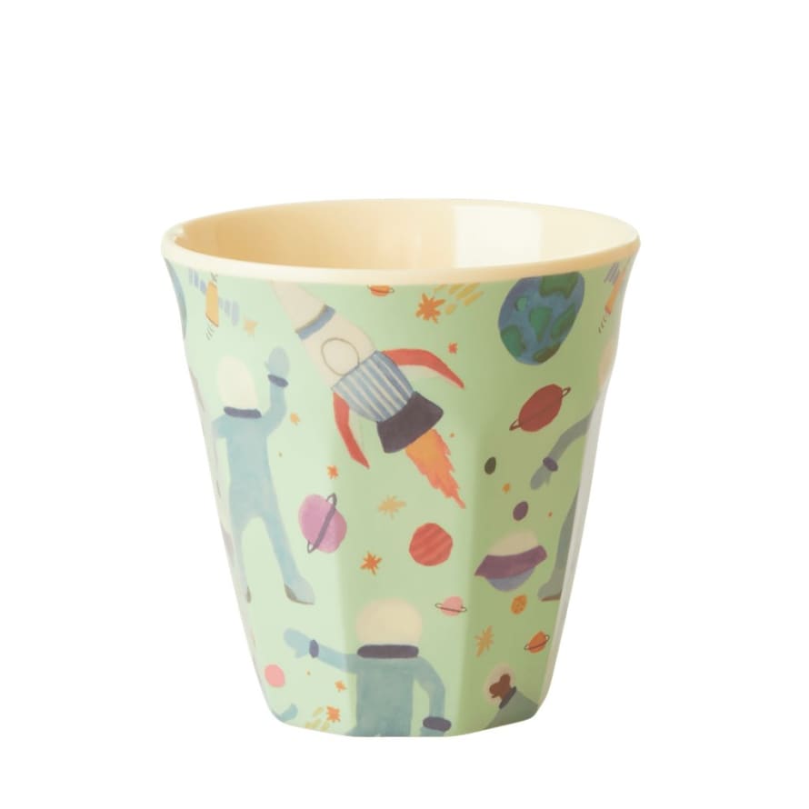 Space Print Small Kids Melamine Cup By Rice DK Vibrant Home