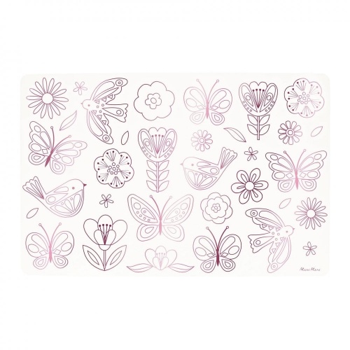 Butterflies & Flowers Colouring Placemats by Meri Meri