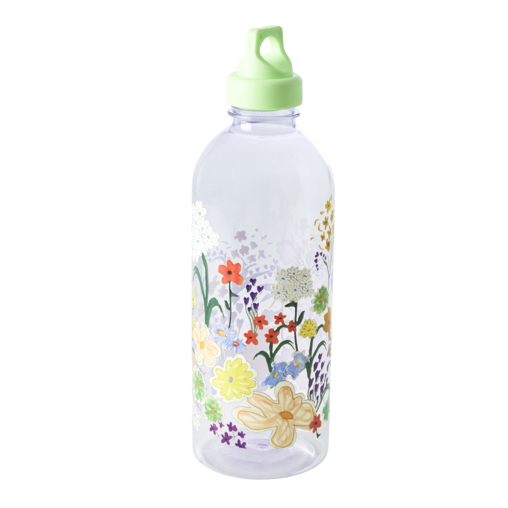 Flower Print Water Bottle 1 Litre By Rice DK Vibrant Home