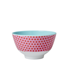 Small Pink Star Melamine Bowl Rice DK Vibrant Home