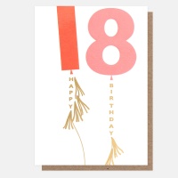 18th Birthday Girl Card By Caroline Gardner