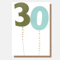 30th Birthday Boy Card By Caroline Gardner