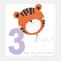 3rd Birthday Card by Caroline Gardner