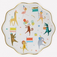 Animal Parade Paper Dinner Plates By Meri Meri