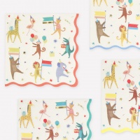 Animal Parade Large Paper Napkins By Meri Meri