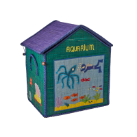 Aquarium Raffia Toy Storage Basket Rice DK