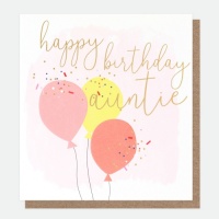 Auntie Birthday Card By Caroline Gardner