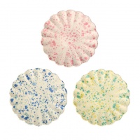 Bamboo Plates Speckled Print Set of 6 By Meri Meri