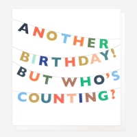 Bunting Birthday Card By Caroline Gardner