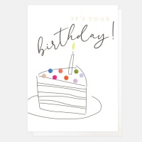 Birthday Cake Card by Caroline Gardner
