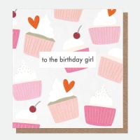 Birthday Girl Cakes Card By Caroline Gardner