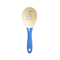 Blue Smile Print Melamine Salad Spoon By Rice DK