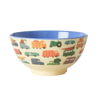 Happy Car Print Melamine Bowl Rice DK