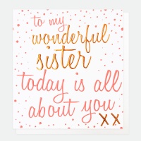 Sister Birthday Card By Caroline Gardner