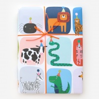 Children's Animal Print Wrapping Paper By Caroline Gardner