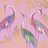 Crane Birds & Foliage Card By Sara Miller London