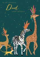 Amazing Dad Birthday Card By Sara Miller London