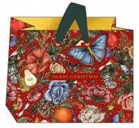 Christmas Decadence Print Landscape Gift Bag