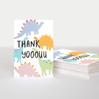 Dinosaur Thank You Note Cards Pack of 10 By Caroline Gardner