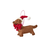 Dog Christmas Hanging Ornament Rice DK