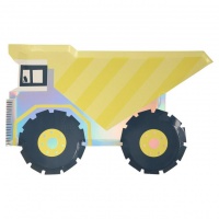 Dumper Truck Shaped Paper Plates By Meri Meri