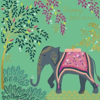 Elephant Birthday Card By Sara Miller London