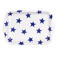 Blue Star Print Small Tin Tray Emma Bridgewater