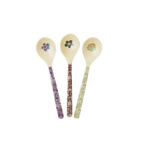 Fall Floral Print Melamine Teaspoons Rice DK