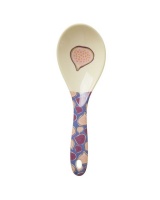 Melamine Salad Spoon Fig Print Rice DK