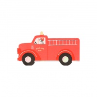 Fire Truck Shaped Paper Napkins Set of 16 By Meri Meri