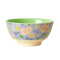 Flower Painting Print Melamine Bowl By Rice DK