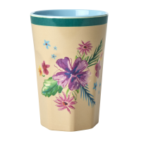 Arda Bloom Floral Print Melamine Tall Cup By Rice DK
