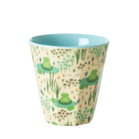 Frog Print Kids Small Melamine Cup Rice DK