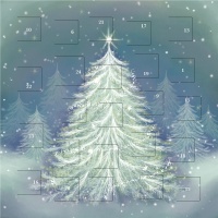 Christmas Tree Advent Calendar Card By Art File