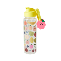 Happy Fruits Print Childs Water Bottle Rice DK