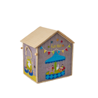 FunFair Raffia Toy Storage Basket Rice DK