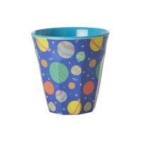 Galaxy Print Kids Small Melamine Cup Rice DK