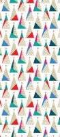 Geo Christmas Tree Print Tissue Paper By the Art File