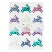 Bunny Glittery Stickers By Meri Meri