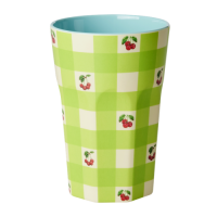 Cherry Print Melamine Tall Cup By Rice