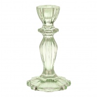 Green Glass Candle Holder by Talking Tables