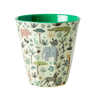 Light Green Jungle Print Melamine Cup By Rice DK