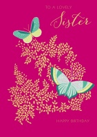 Happy Birthday Sister Card By Sara Miller London