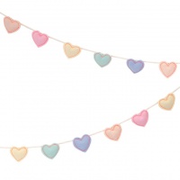 Felt Heart Garland By Meri Meri