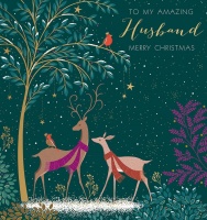 Husband Christmas Card By Sara Miller London