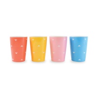 Set of 4 Melamine Cups By Joules