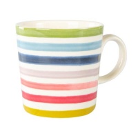 Rainbow Stripe China Mug By Joules