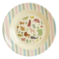 Sweet Jungle Animal Print Kids Melamine Bowl Rice DK